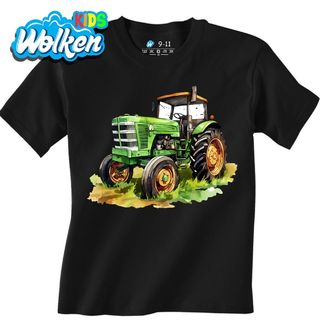 Dětské tričko Zelený Zemědělský Traktor.jpg