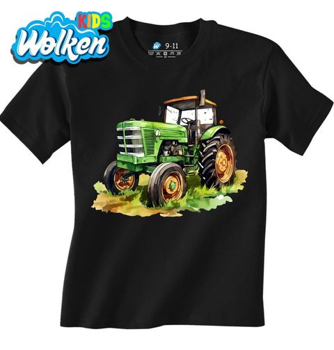 Obrázek produktu Dětské tričko Zelený Zemědělský Traktor