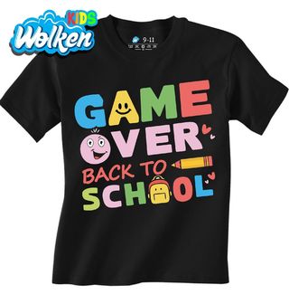 Dětské tričko Konec hry Zpátky do školy.jpg