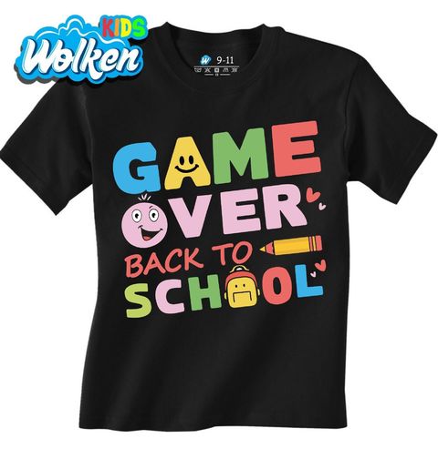 Obrázek produktu Dětské tričko Konec hry Zpátky do školy Back to School