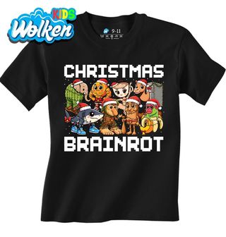 Dětské tričko Vánoční Brainrot Postavičky.jpg