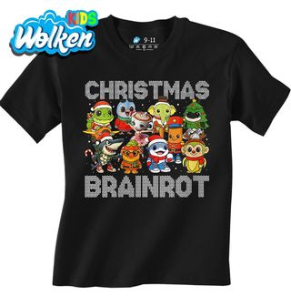 Dětské tričko Vánoční Brainrot Christmas Brainrot.jpg