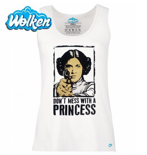 Obrázek produktu Dámské tílko Star Wars "Nezahrávej si s princeznou" Leia