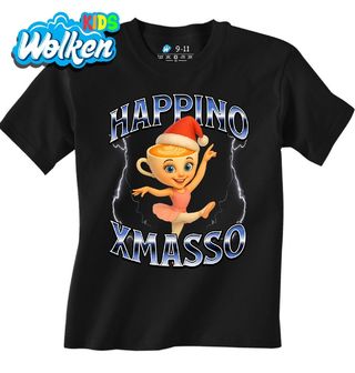 Dětské tričko Vánoční Ballerina Cappuccina HAPPINO XMASSO.jpg