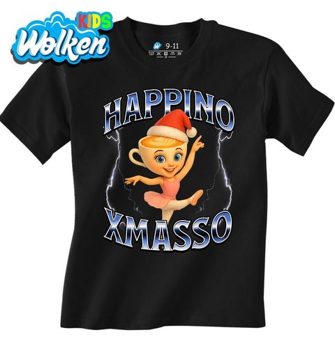 Obrázek produktu Dětské tričko Vánoční Ballerina Cappuccina HAPPINO XMASSO