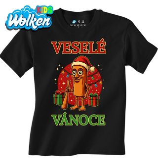 Dětské tričko Vánoční Tung Tung Tung Sahur Veselé Vánoce.jpg