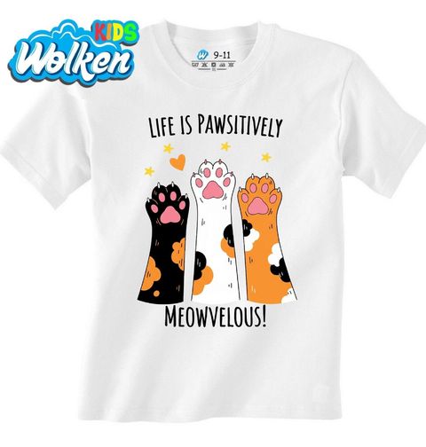 Obrázek produktu Dětské tričko Life is pawsitively meowvelous!