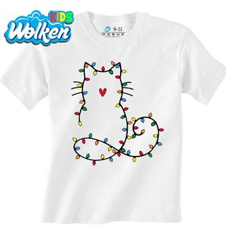 Dětské tričko Vánoční Kočka z Řetězu.jpg