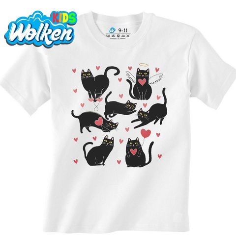 Obrázek produktu Dětské tričko Romantická Kočka