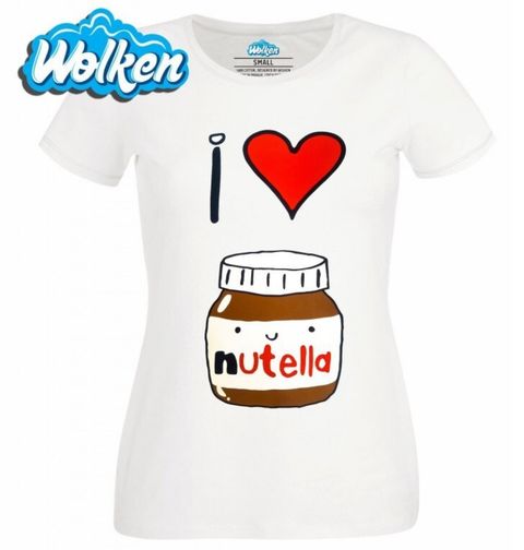 Obrázek produktu Dámské tričko Miluju Nutellu "I love Nutella"