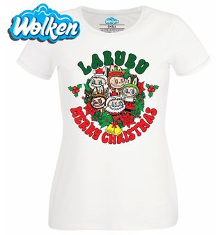 Dámské tričko  Vánoční Labubu Merry Christmas.jpg