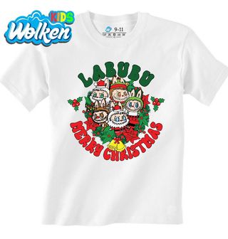 Dětské tričko Vánoční Labubu Merry Christmas.jpg
