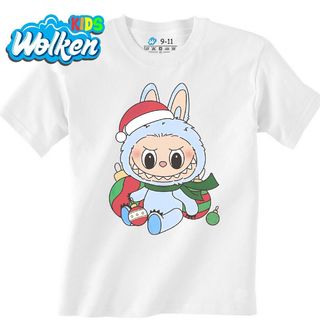 Dětské tričko Modrý Vánoční Labubu.jpg