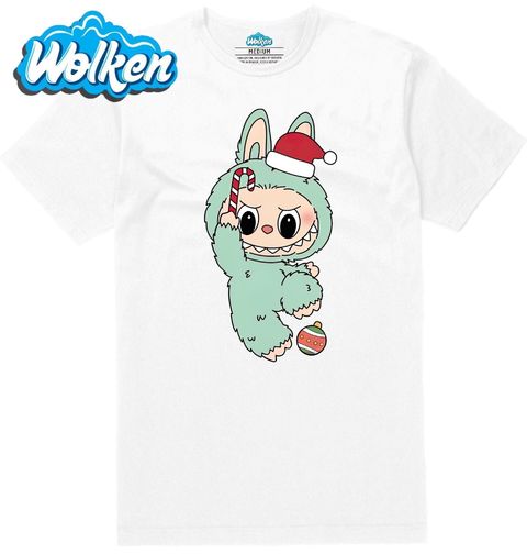 Obrázek produktu Pánské tričko Zelený Vánoční Labubu