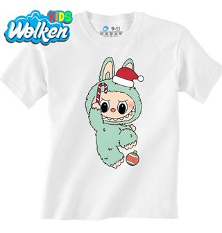 Dětské tričko Zelený Vánoční Labubu.jpg