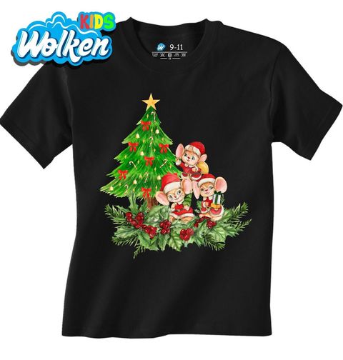 Obrázek produktu Dětské tričko Vánoční Myšky pod Stromečkem