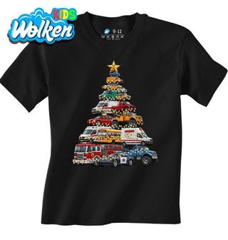 Dětské tričko Vánoční Stromek z Aut.jpg