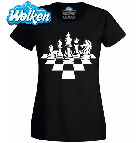 Obrázek produktu Dámské tričko Šachové Figurky Královský tah