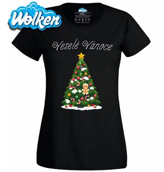 Dámské tričko Vánoční Stromeček Veselé Vánoce.jpg