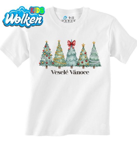 Obrázek produktu Dětské tričko Vánoční Les Veselé Vánoce