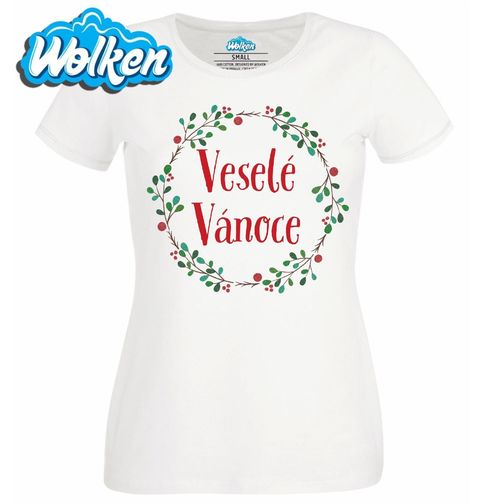 Obrázek produktu Dámské tričko Tradiční České Veselé Vánoce