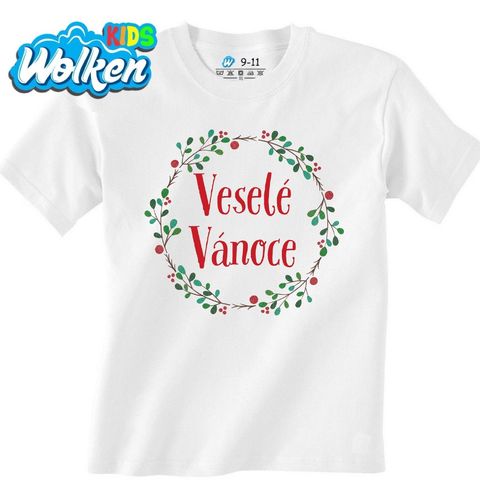 Obrázek produktu Dětské tričko Tradiční České Veselé Vánoce