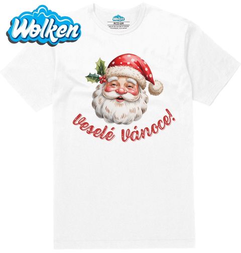 Obrázek produktu Pánské tričko Veselý Santa Veselé Vánoce