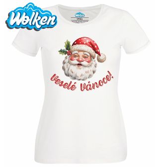 Dámské tričko  Veselý Santa Veselé Vánoce.jpg