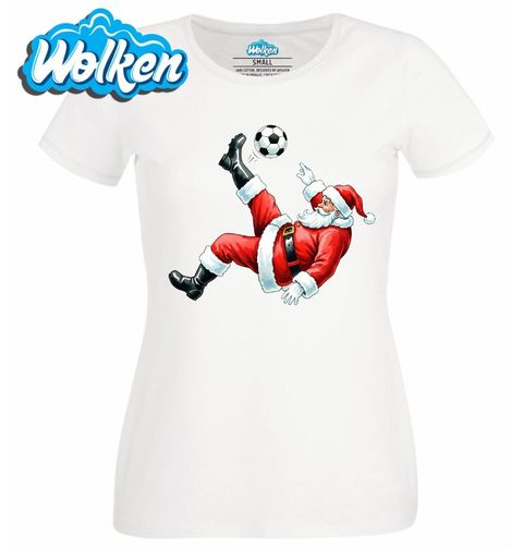 Obrázek produktu Dámské tričko Nešikovný Santa Fotbalista