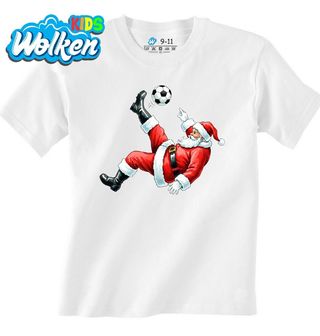 Dětské tričko Nešikovný Santa Fotbalista.jpg