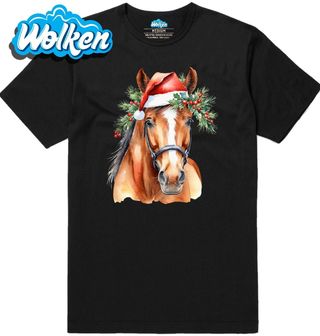 Pánské tričko Vánoční Kůň.jpg