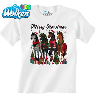 Dětské tričko Vánoční Koně Merry Horsemas.jpg