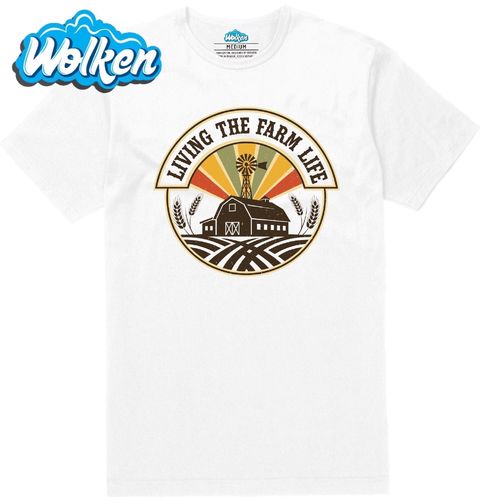 Obrázek produktu Pánské tričko Život na Farmě Living the Farm Life