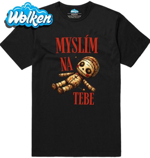 Obrázek produktu Pánské tričko Voodoo Panenka Myslím na tebe