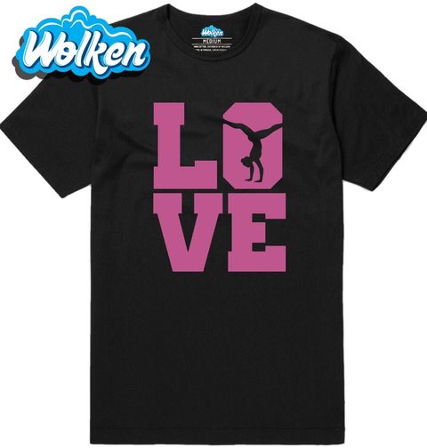 Obrázek produktu Pánské tričko Láska ke Gymnastice LOVE