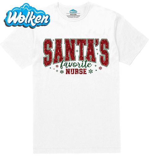 Obrázek produktu Pánské tričko Santova Oblíbená Zdravotní Sestrička