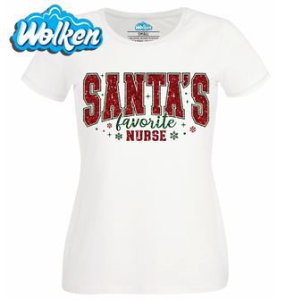 Dámské tričko  Santova Oblíbená Zdravotní Sestrička.jpg