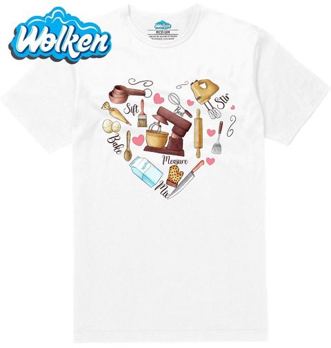 Obrázek produktu Pánské tričko Srdce Cukrářky