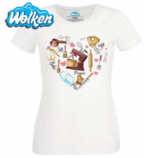 Obrázek produktu Dámské tričko Srdce Cukrářky