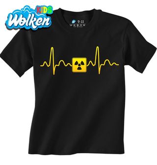 Dětské tričko Kardiogram a Symbol Radioaktivity.jpg