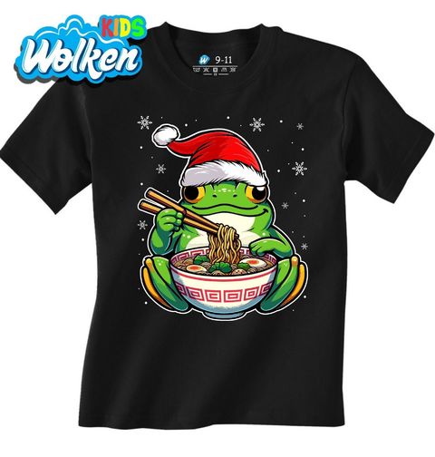 Obrázek produktu Dětské tričko Vánoční Žába a Ramen