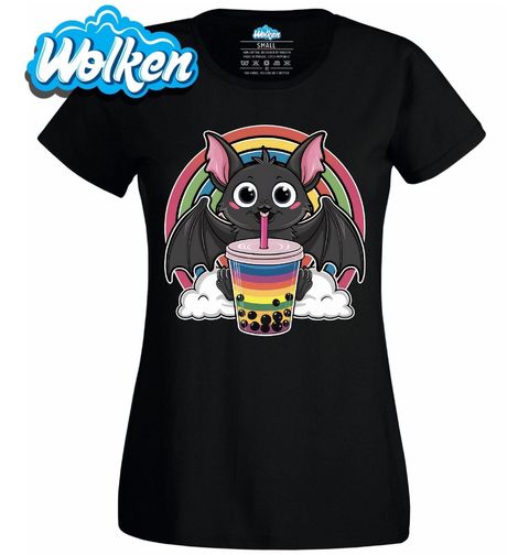 Obrázek produktu Dámské tričko Duhový Netopýr s Bubble Tea