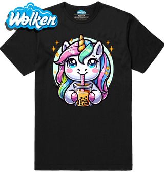 Pánské tričko Jednorožec s Bubble Tea.jpg