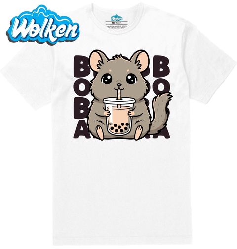 Obrázek produktu Pánské tričko Činčila s Bubble Tea BOBA