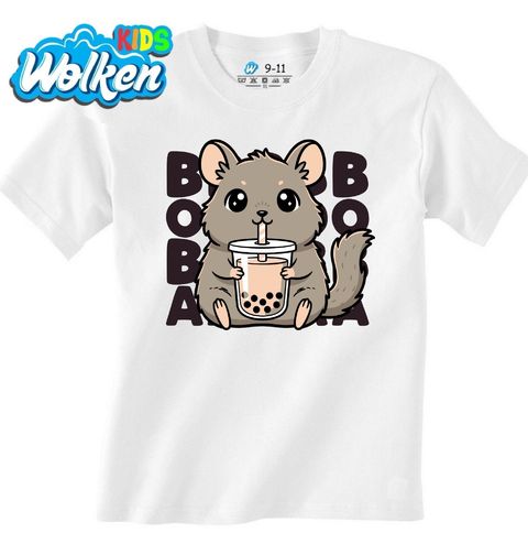 Obrázek produktu Dětské tričko Činčila s Bubble Tea BOBA