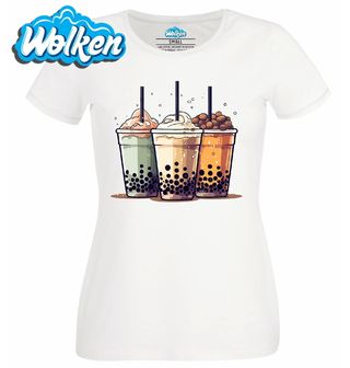 Dámské tričko  Mléčné Bubble Tea s Tapioka Kuličkami.jpg