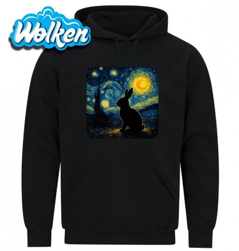 Obrázek produktu Pánská mikina Zajíc ve Hvězdné noci