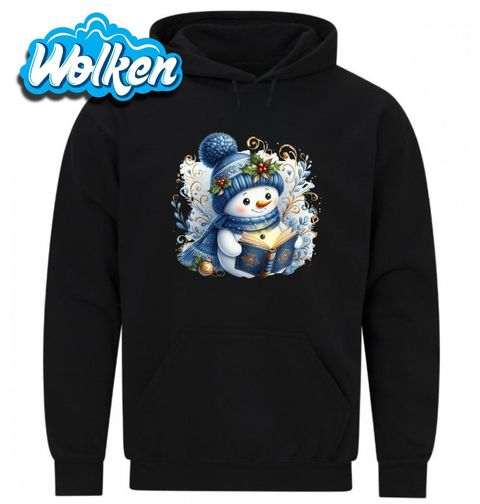 Obrázek produktu Pánská mikina Vánoční Sněhulák s Knihou