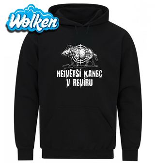 Mikina Největší Kanec v Revíru na Mušce.jpg