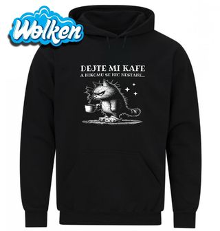 Mikina Ospalá Kočka Dejte mi kafe a nikomu se nic nestane.jpg